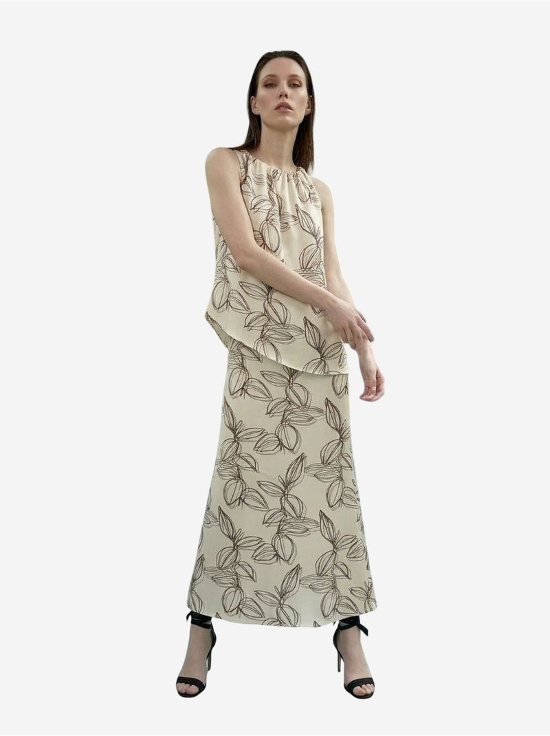Ensemble coord deux pièces en lyocell my fashion Multicolore - Kiabi