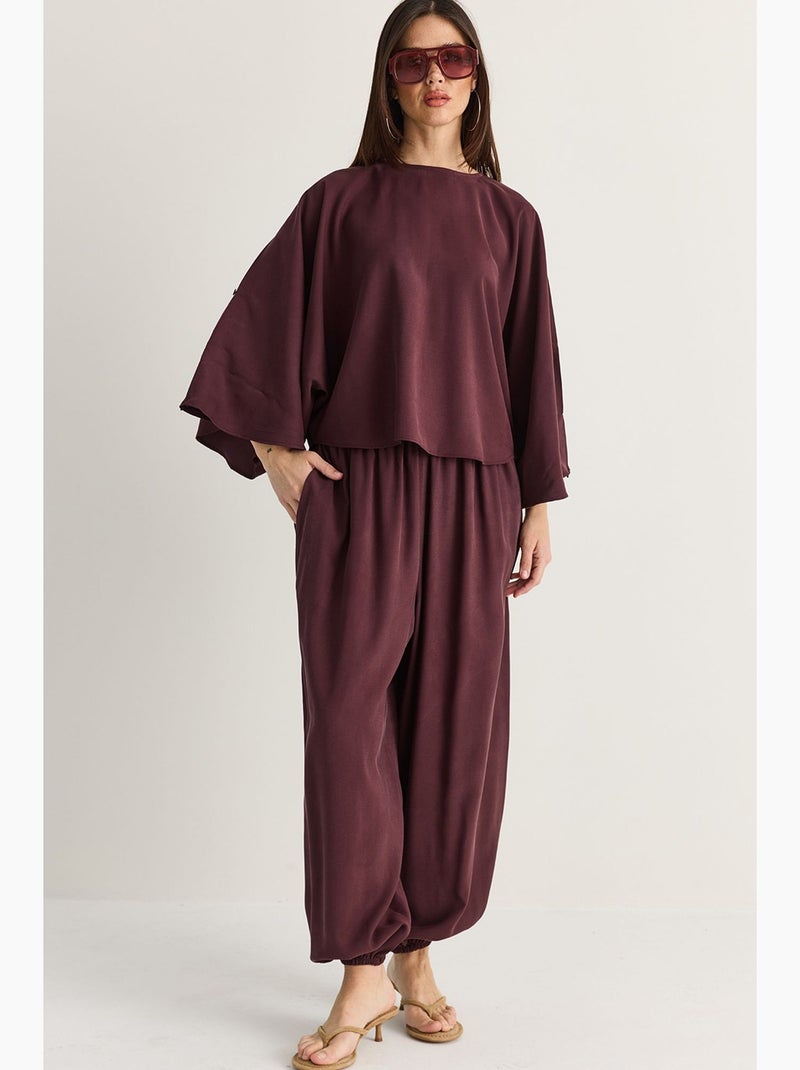 Ensemble coordonné 2 pièces lucci Rouge bordeaux - Kiabi