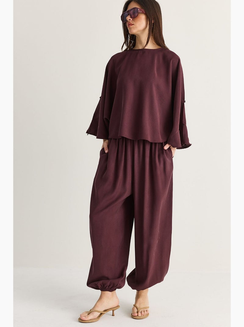 Ensemble coordonné 2 pièces lucci Rouge bordeaux - Kiabi