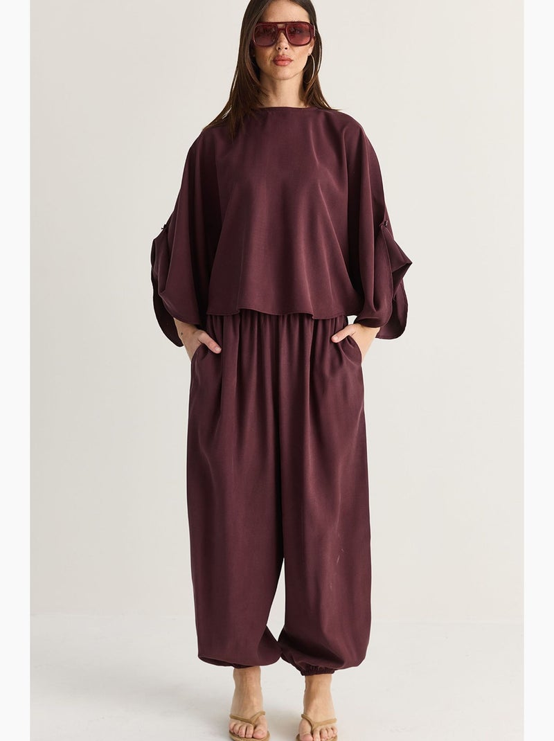 Ensemble coordonné 2 pièces lucci Rouge bordeaux - Kiabi