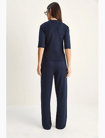 Ensemble coordonné deux pièces en coton et lycra lucci