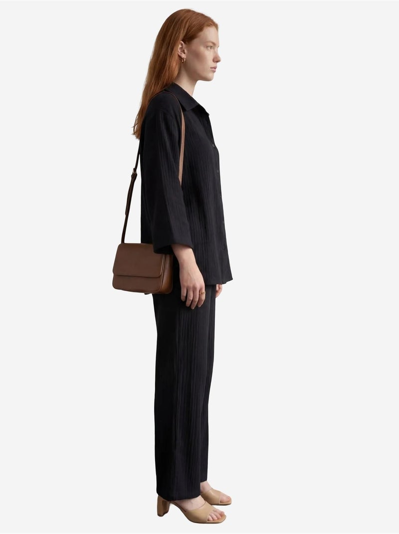 Ensemble coordonné deux pièces en coton tissé avec fermeture à boutons my fashion Noir - Kiabi