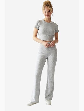Ensemble coordonné deux pièces en mélange coton mixray