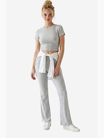 Ensemble coordonné deux pièces en mélange coton mixray