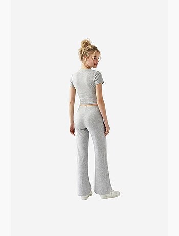 Ensemble coordonné deux pièces en mélange coton mixray