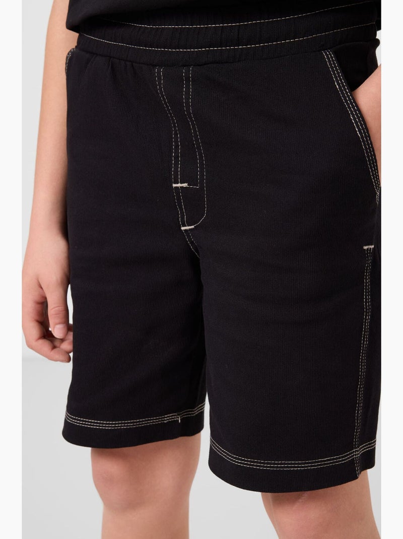Ensemble coordonné deux pièces enfant tommy Noir - Kiabi