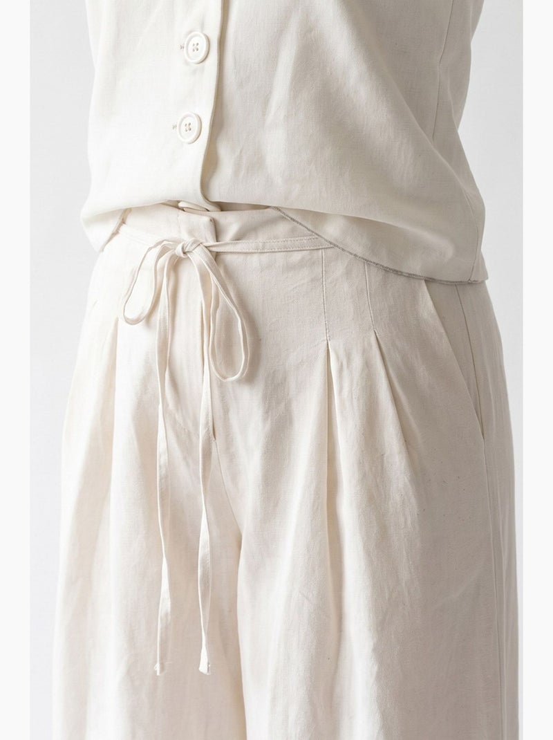 Ensemble coordonné deux pièces femme mixray Blanc cassé - Kiabi