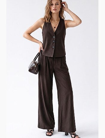 Ensemble coordonné deux pièces femme mixray