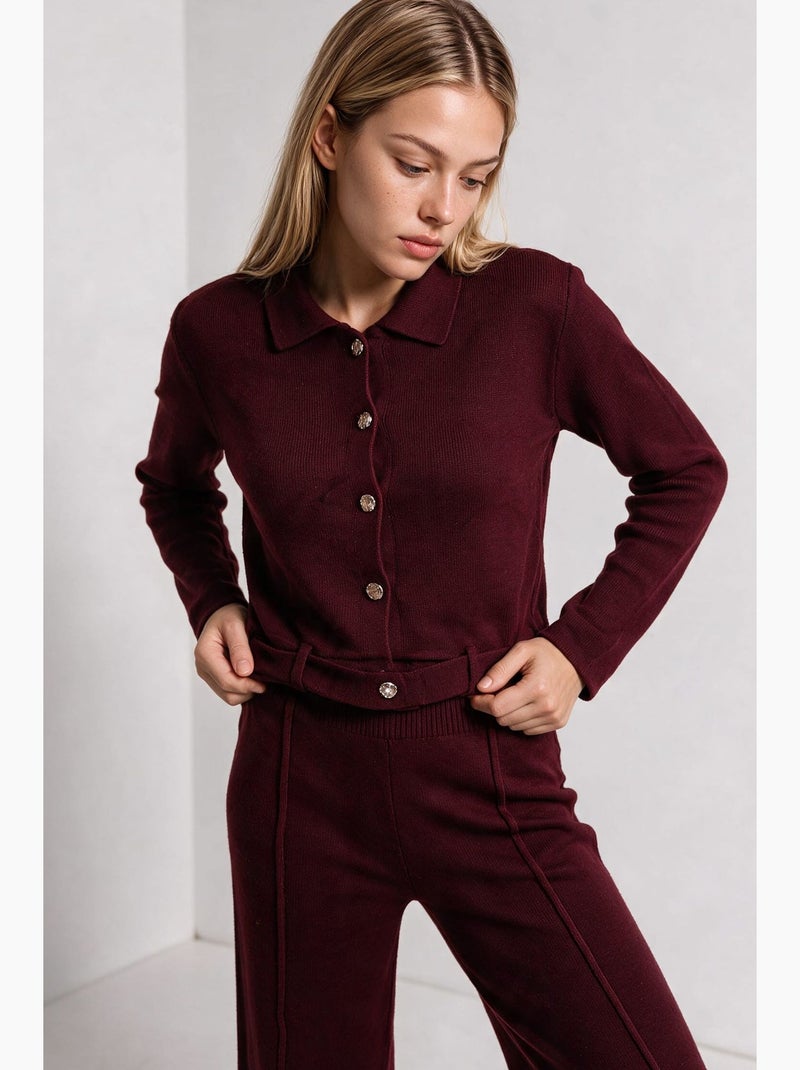 Ensemble coordonné deux pièces istanbul Rouge bordeaux - Kiabi