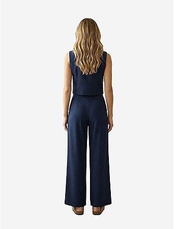 Ensemble coordonné deux pièces taille haute jambes larges my fashion