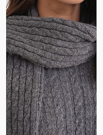 Ensemble coordonné en maille rayée oversize mixray