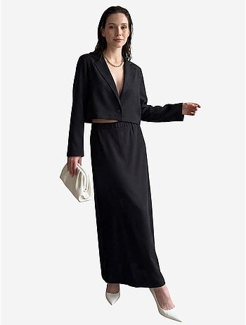 Ensemble coordonné jambes larges avec veste boutonnée my fashion