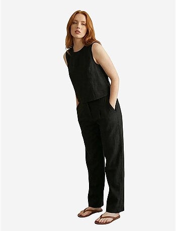 Ensemble coordonné oversize taille haute avec poche my fashion