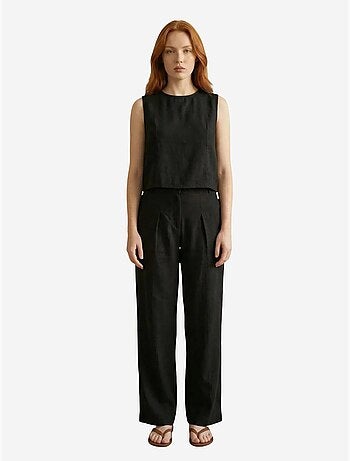Ensemble coordonné oversize taille haute avec poche my fashion