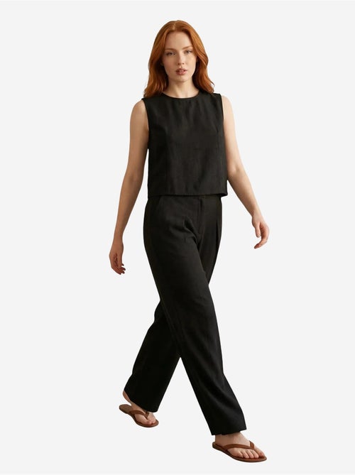 Ensemble coordonné oversize taille haute avec poche my fashion - Kiabi Ensemble coordonné oversize taille haute avec poche my fashion - Kiabi