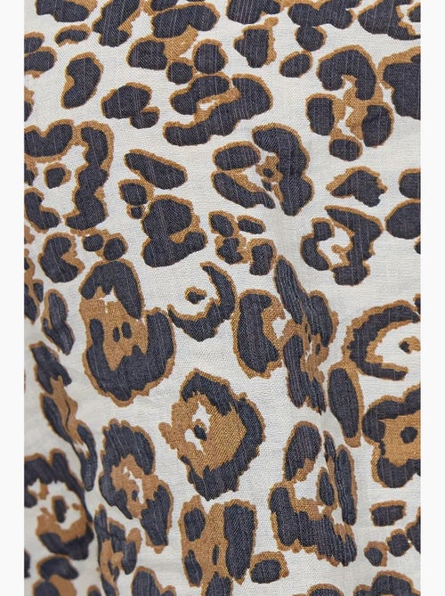 Ensemble coordonné taille haute à col en v et imprimé animal hiccup - Kiabi Ensemble coordonné taille haute à col en v et imprimé animal hiccup - Kiabi