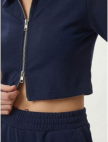 Ensemble coordonné taille haute jambes larges avec col chemise istanbul