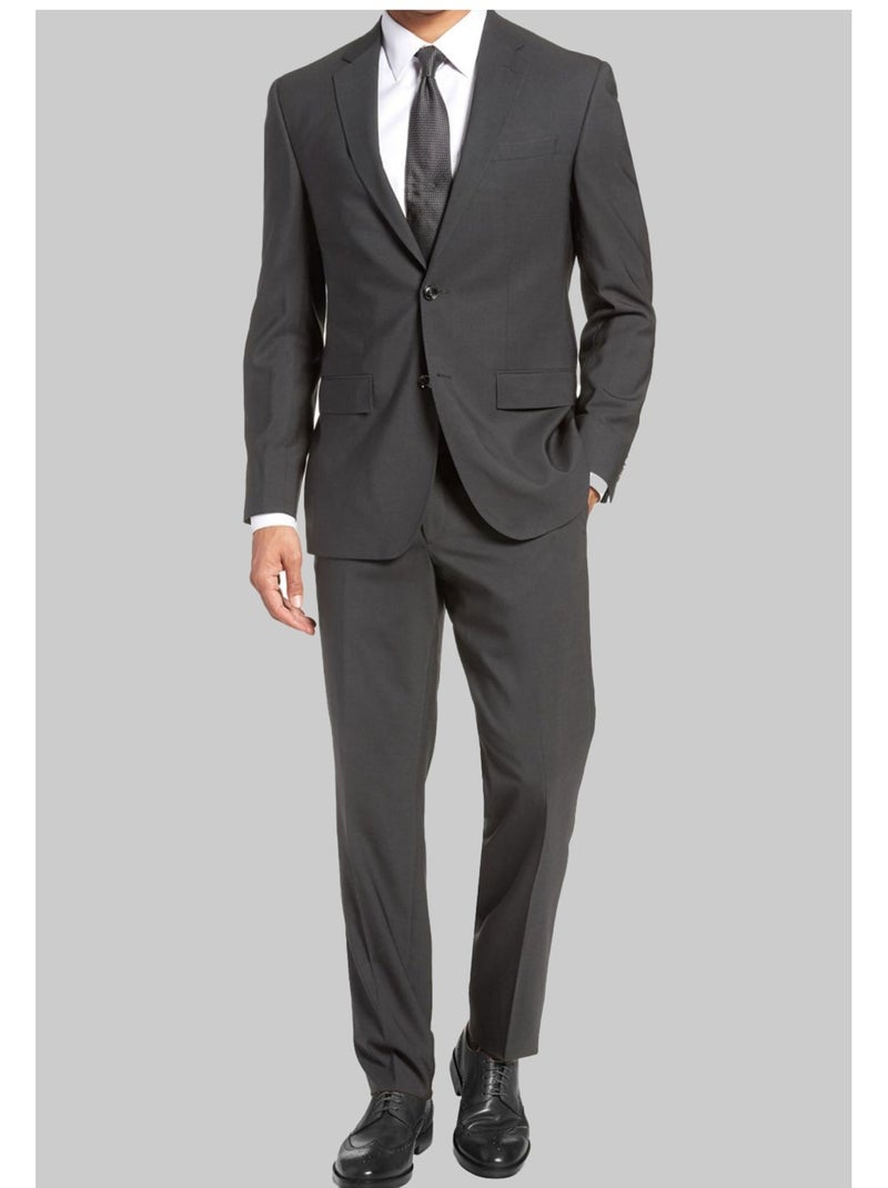 Ensemble costume 2 Boutons Kebello gris anthracite - Kiabi