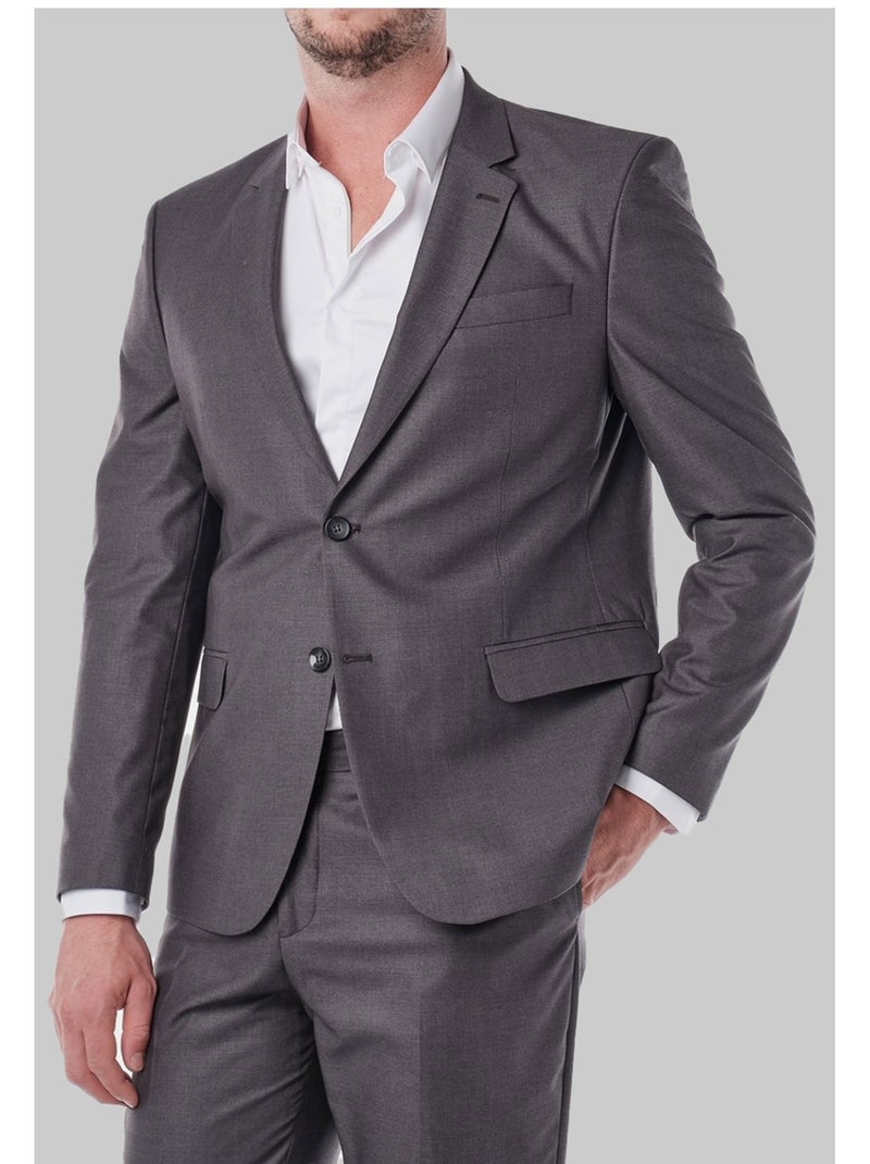 Ensemble costume 2 Boutons Kebello gris anthracite - Kiabi