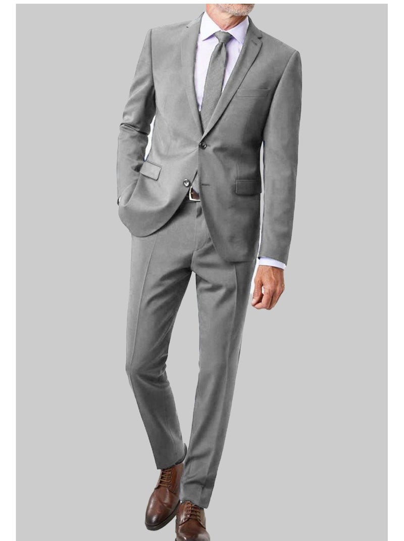 Ensemble costume 2 Boutons Kebello Gris - Kiabi