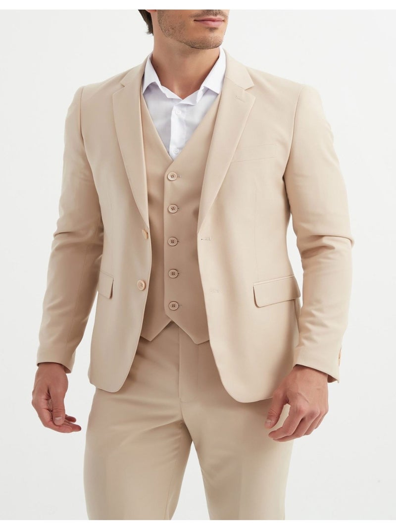 Ensemble costume 3 pièces Kebello Beige - Kiabi
