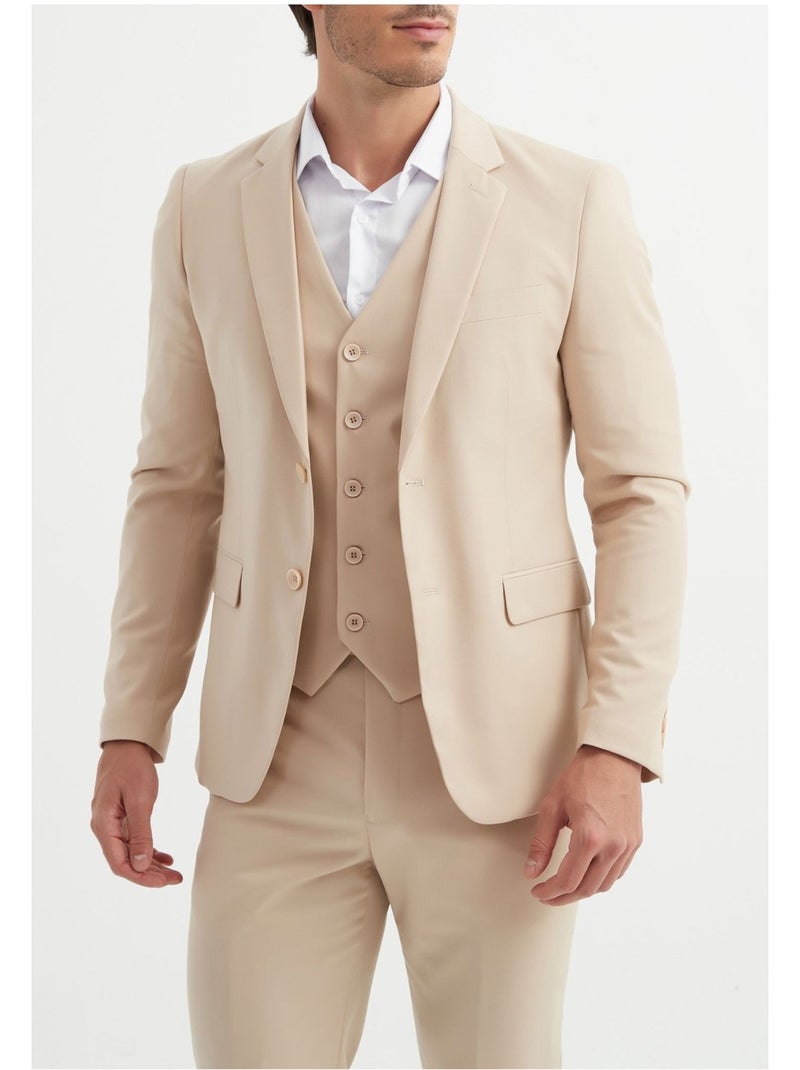 Ensemble costume 3 pièces Kebello Beige - Kiabi