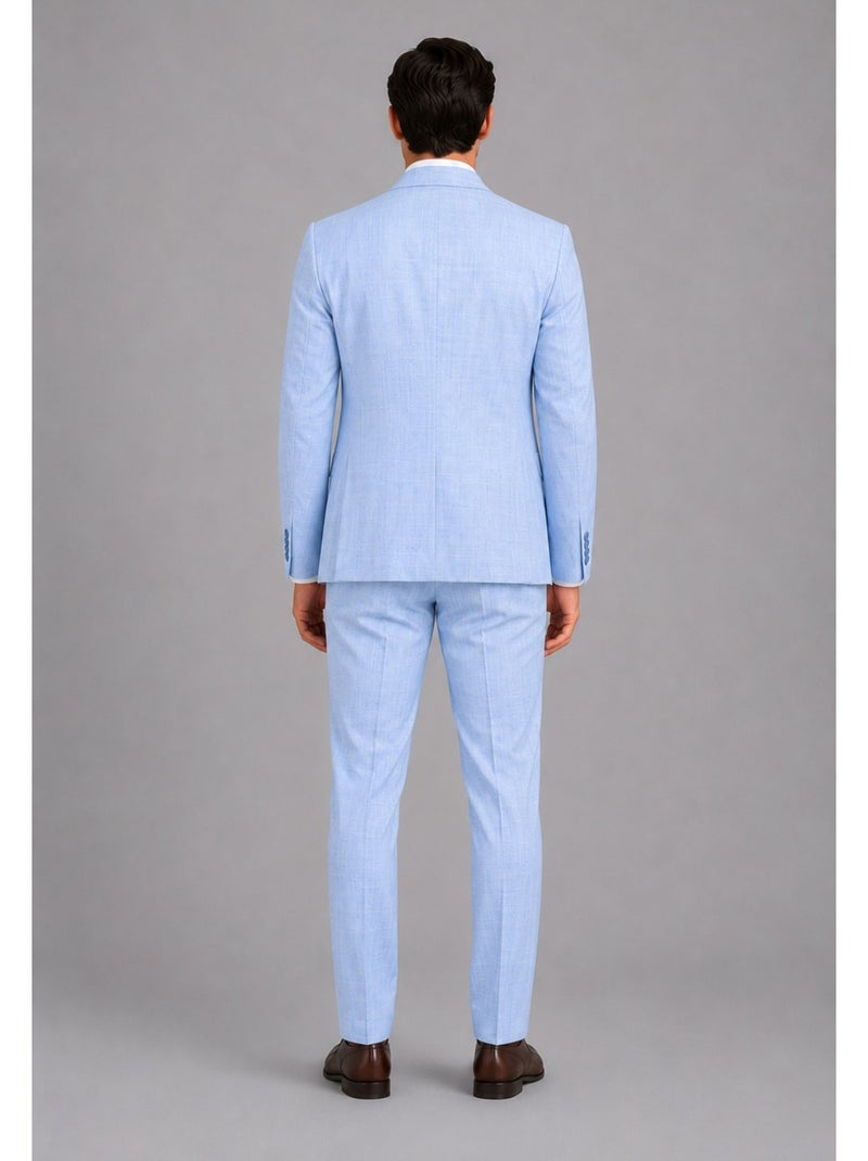 Ensemble costume 3 pièces Kebello Bleu ciel - Kiabi