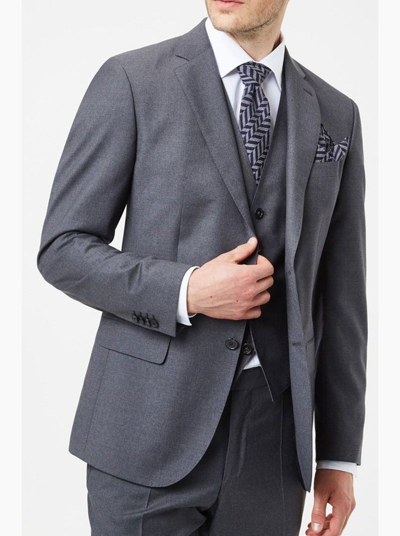 Ensemble costume 3 pièces Kebello Gris - Kiabi