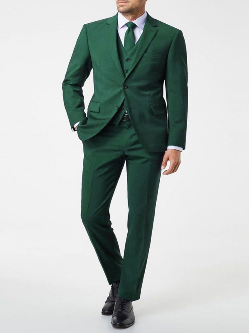 Ensemble costume 3 pièces Kebello Vert - Kiabi