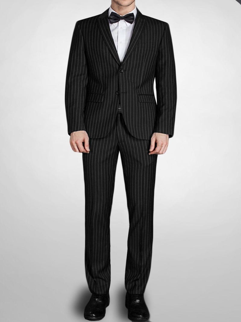 Ensemble costume à rayures Kebello Noir Noir - Kiabi