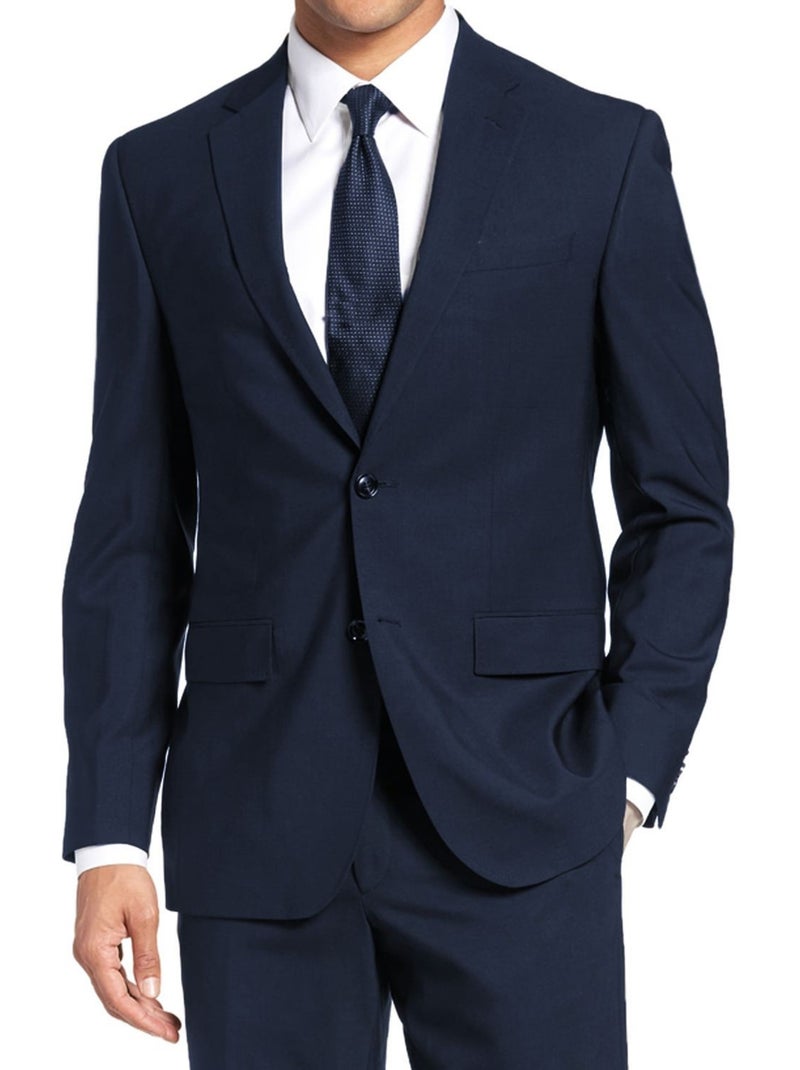 Ensemble costume cintré 2 boutons Kebello Bleu marine - Kiabi