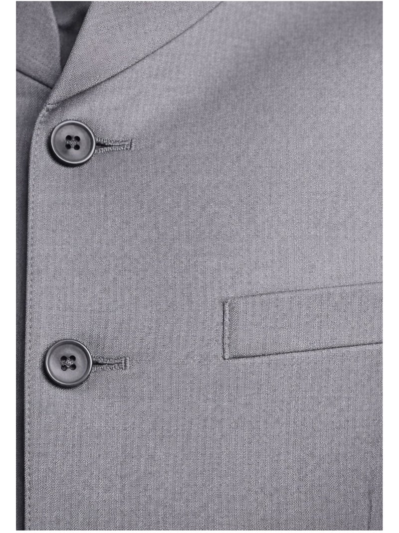 Ensemble costume col mao Kebello Gris - Kiabi