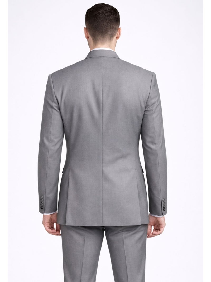 Ensemble costume col mao Kebello Gris - Kiabi