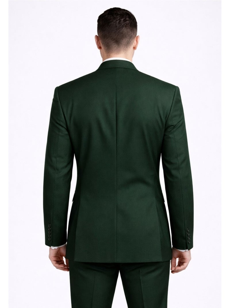 Ensemble costume col mao Kebello Vert - Kiabi