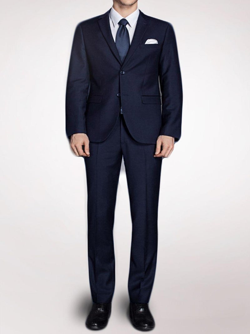 Ensemble costume coupe classique Kebello Bleu marine - Kiabi