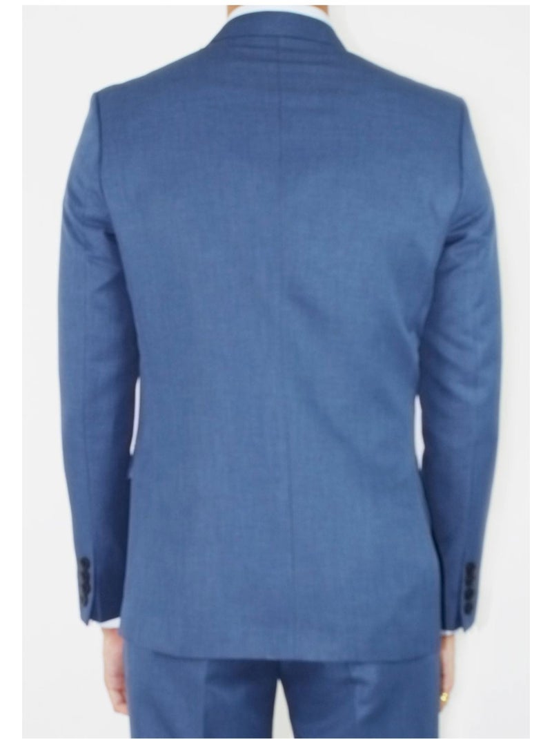 Ensemble costume croisé Kebello Bleu - Kiabi