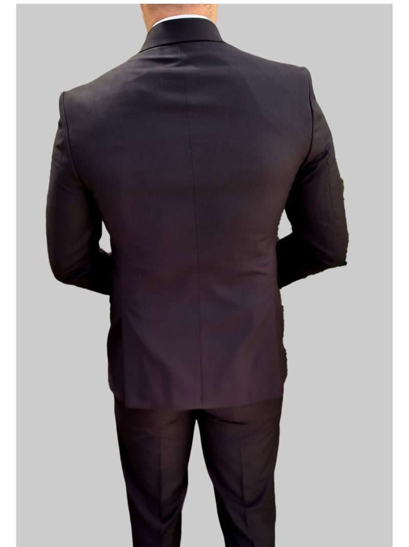 Ensemble costume croisé Kebello Bleu marine - Kiabi