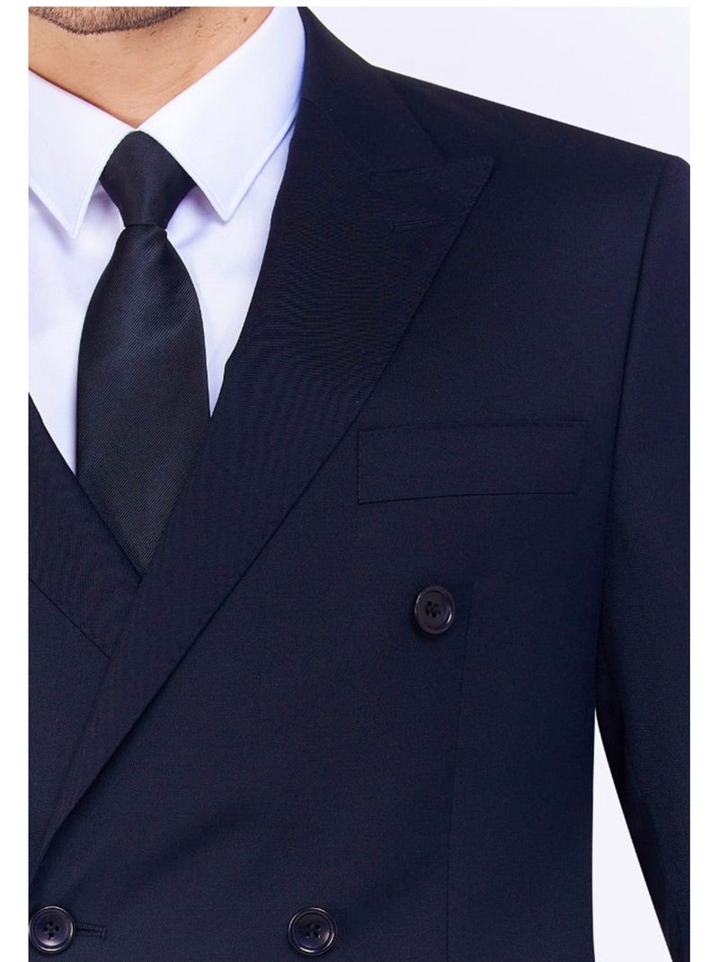 Ensemble costume croisé Kebello Bleu marine - Kiabi