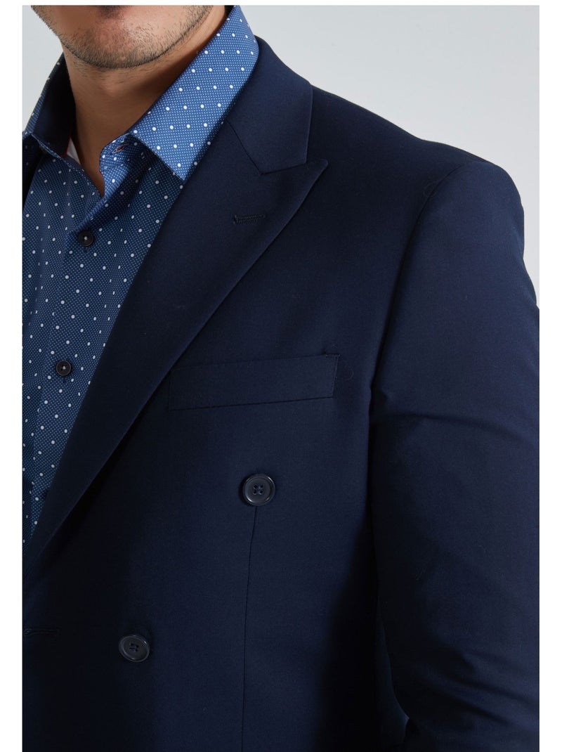 Ensemble costume croisé Kebello Bleu marine - Kiabi