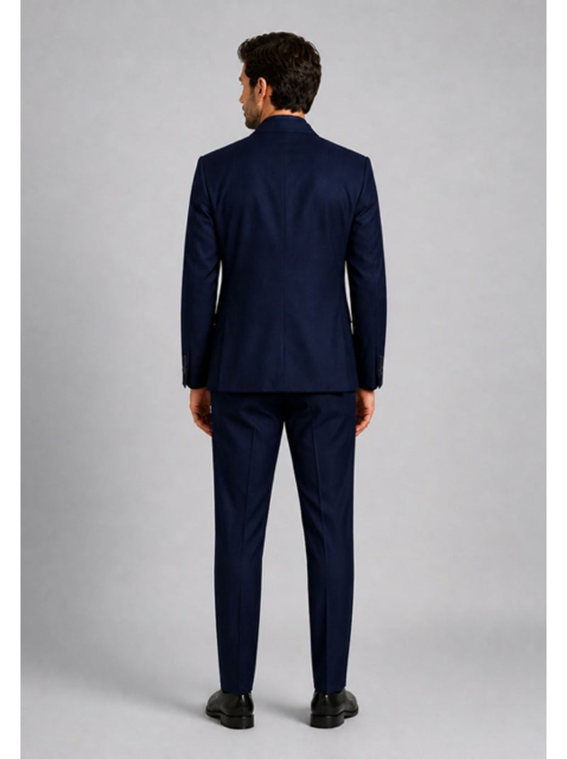 Ensemble costume croisé Kebello Bleu marine - Kiabi
