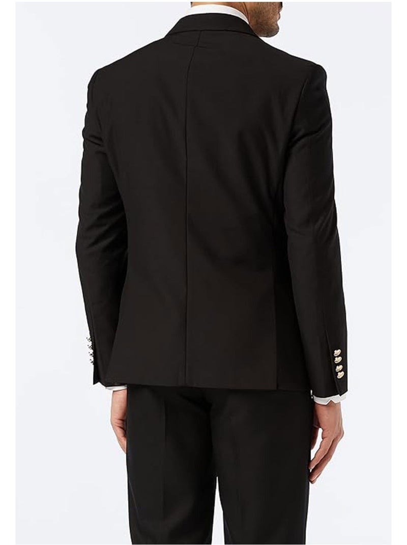 Ensemble costume croisé Kebello Noir Noir - Kiabi