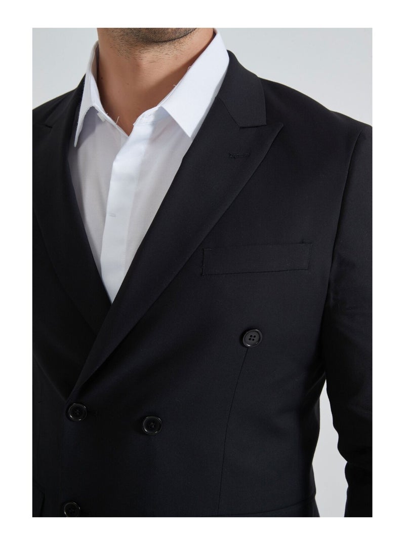 Ensemble costume croisé Kebello Noir Noir - Kiabi