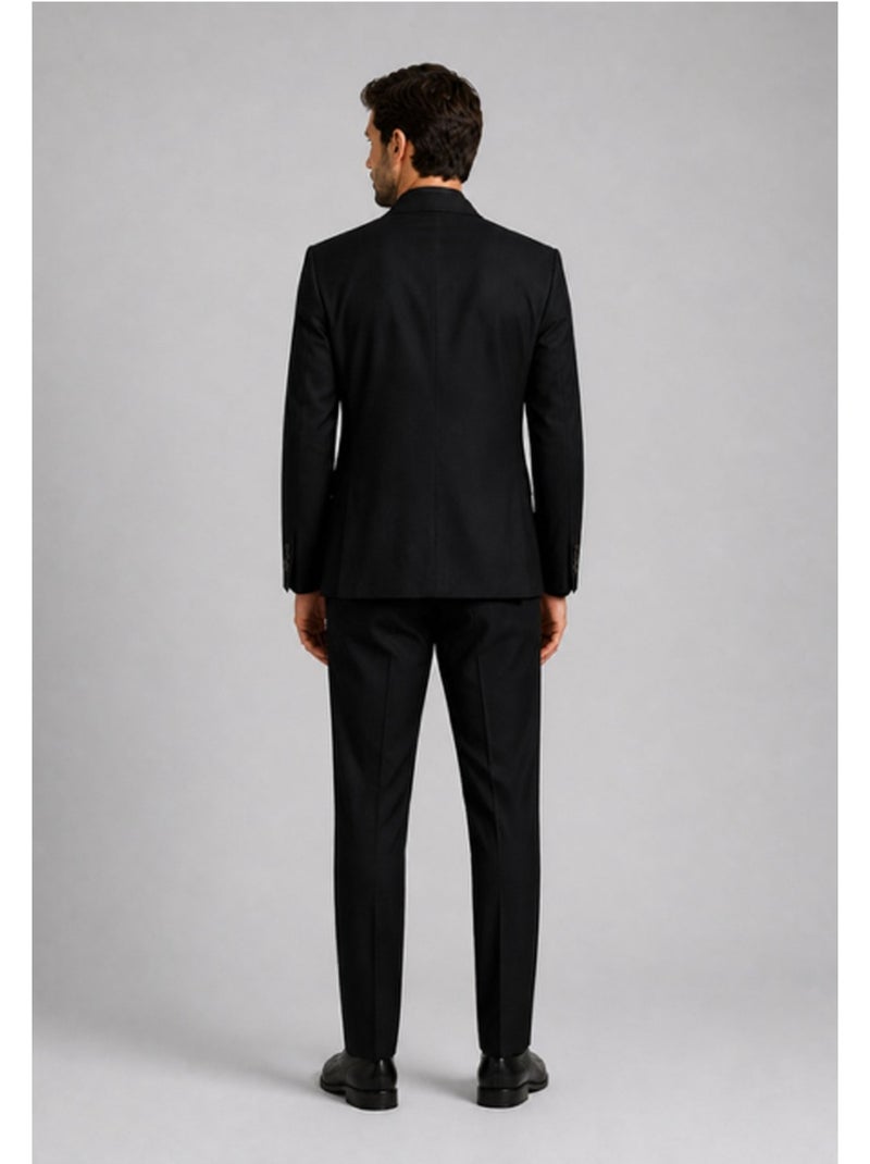 Ensemble costume croisé Kebello Noir Noir - Kiabi