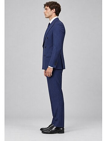 Ensemble costume croisé rayé kebello