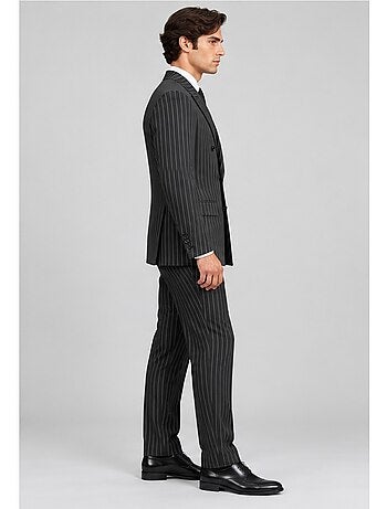 Ensemble costume croisé rayé kebello