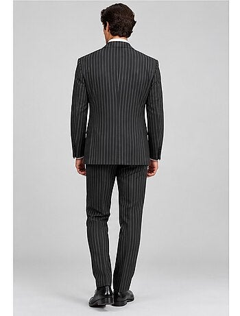 Ensemble costume croisé rayé kebello
