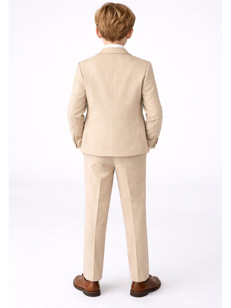 Ensemble costume Enfant Kebello Beige - Kiabi