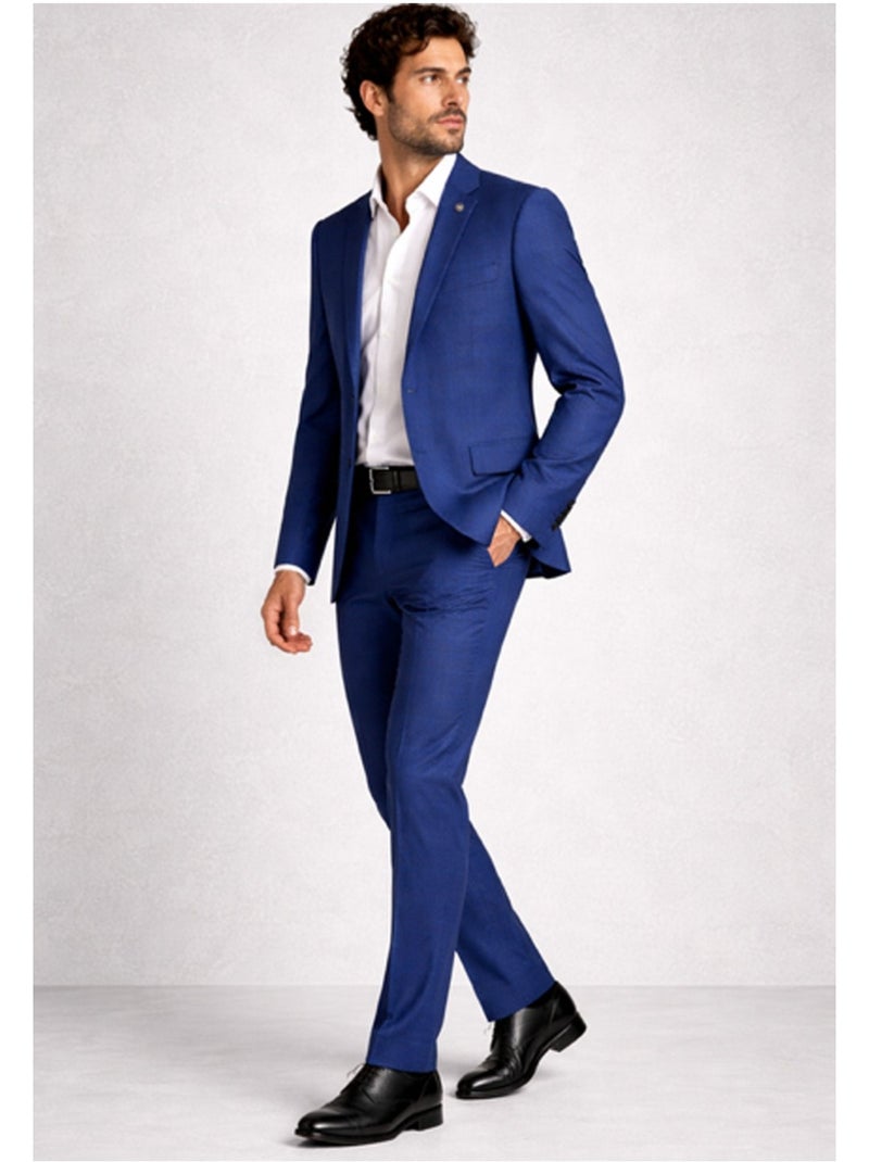 Ensemble costume Princes De Galles Kebello Bleu - Kiabi