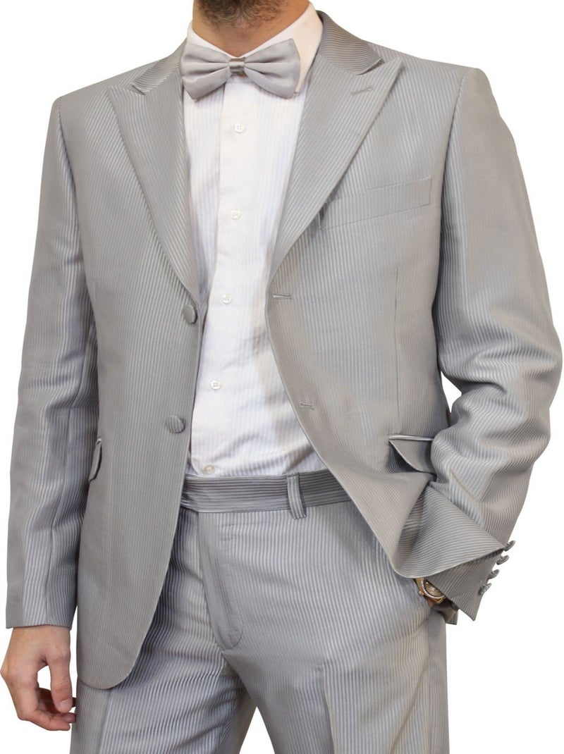 Ensemble costume ton sur ton Lordissimo Kebello Gris - Kiabi