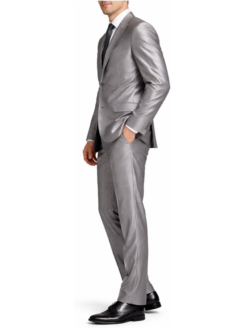 Ensemble costume ton sur ton Lordissimo Kebello Gris - Kiabi